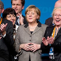 CDU-Wahlkampf mit Bundeskanzlerin Merkel