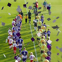 VfL Osnabrück - Einlauf der Mannschaften
